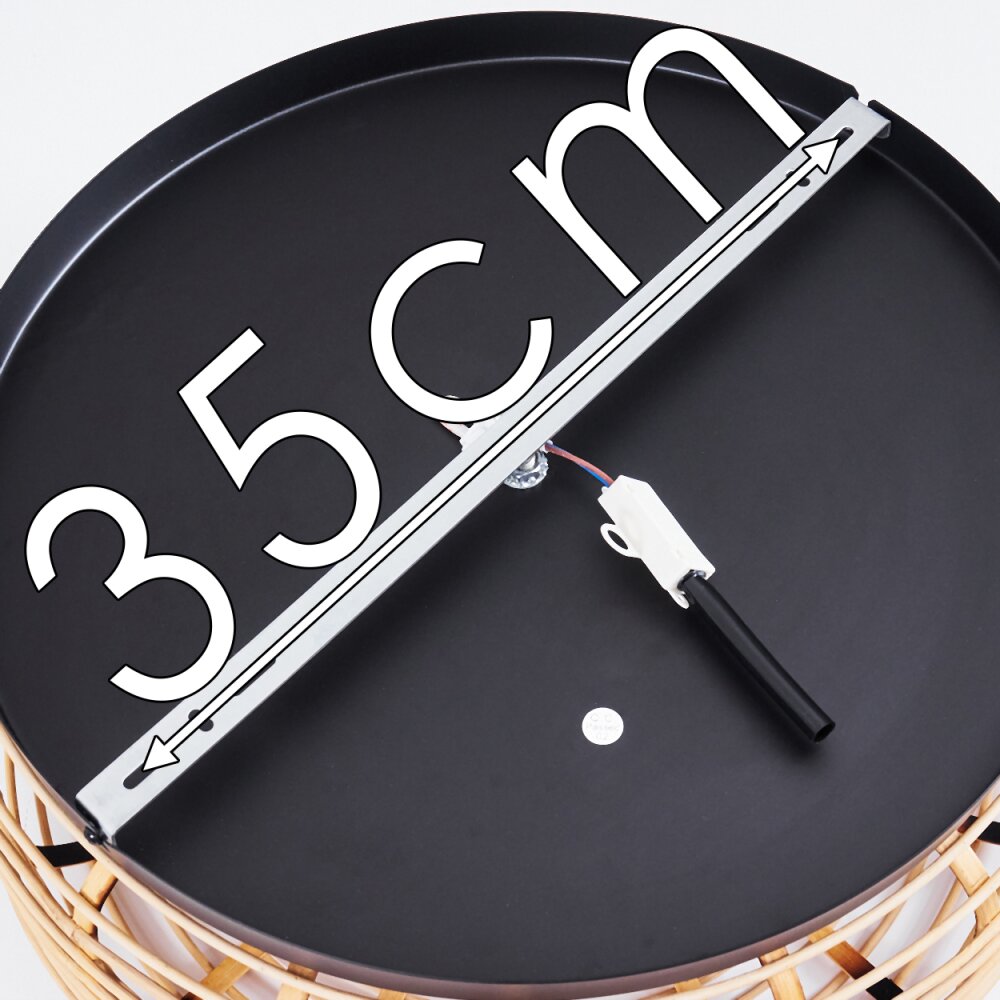 Natural Bohemian Flush Ceiling Light for Bedroom Living Room - Parrot Uncle UK