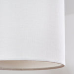 Scandinavian Minimalist Wood and Linen Drum Shade Cluster Pendant Light for Kitchen Dining Room - Parrot Uncle UK