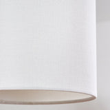 Scandinavian Minimalist Wood and Linen Drum Shade Cluster Pendant Light for Kitchen Dining Room - Parrot Uncle UK