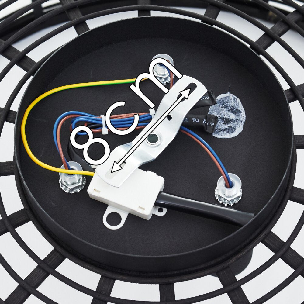 Industrial Bohemian Flush Ceiling Light for Living Room Bedroom - Parrot Uncle UK