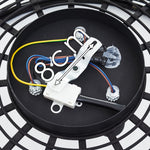 Industrial Bohemian Flush Ceiling Light for Living Room Bedroom - Parrot Uncle UK