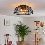 Industrial Bohemian Flush Ceiling Light for Living Room Bedroom - Parrot Uncle UK