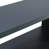115''/292cm Living Room TV Stand with 36''/91cm Recessed Electric Fireplace