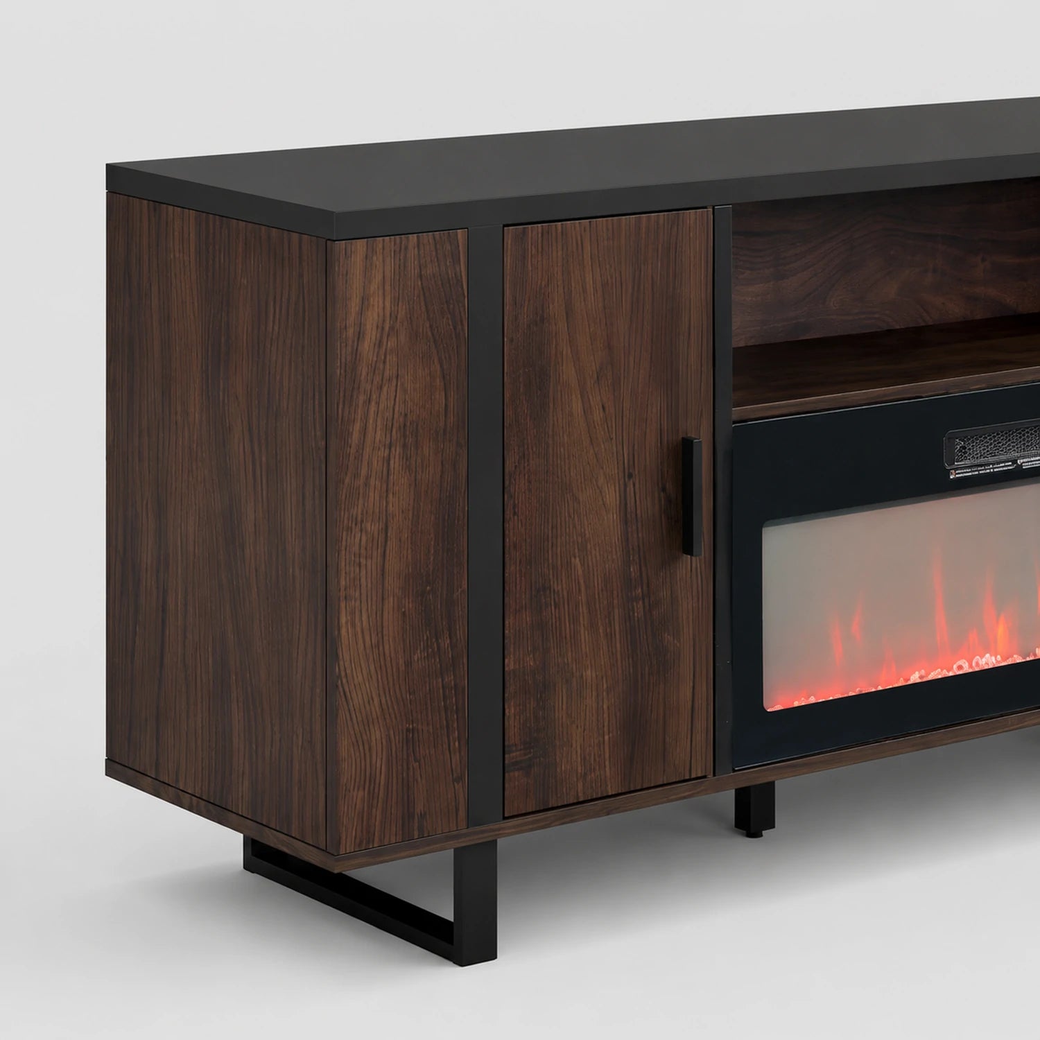 Camber 72" / 183cm TV Stand With 36'' / 91cm Electric Fireplace