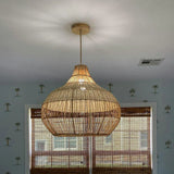 Beatrice Rattan Pendant Light