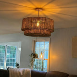 Luminous Rattan Pendant Light