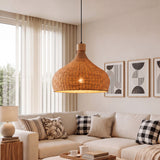 Tropical Bamboo Pendant Light 45 cm Diameter