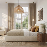 Modern Minimalist Weave Rattan Pendant Light 50 cm Diameter