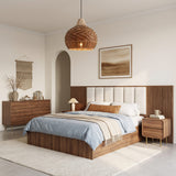 Bohemian Rattan Teardrop Pendant Light 48 cm Diameter