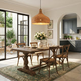 Tropical Bamboo Pendant Light 45 cm Diameter