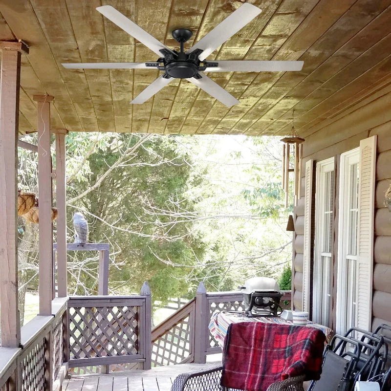 70" Industrial Ceiling Fan with Remote Control - Parrot Uncle UK