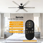 70" Industrial Ceiling Fan with Remote Control - Parrot Uncle UK
