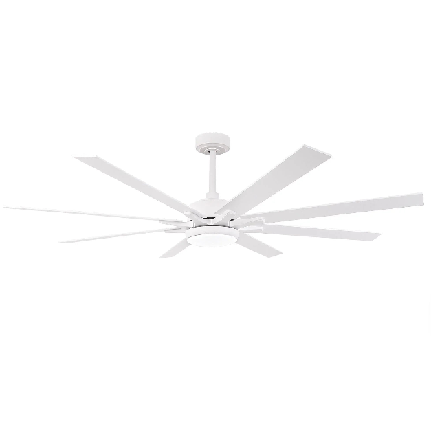165cm (65")  Teresa Modern Double-sided Blades Ceiling Fan with Remote Control and LED Light