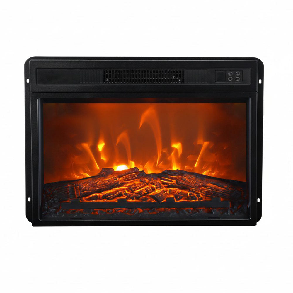 173cm/68" Farmhouse TV Stand with 23" Electric Fireplace Inset - Parrot Uncle UK