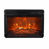 173cm/68" Farmhouse TV Stand with 23" Electric Fireplace Inset - Parrot Uncle UK