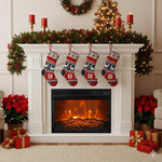 23" Black Electric Fireplace Inset with Remote Control - Parrot Uncle UK