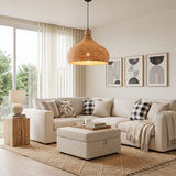 Tropical Bamboo Pendant Light 45 cm Diameter