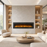 1524mm 60" EF60R Built-In Electric Fire Hole in the Wall Electric Fire with 13 Flame Colors