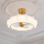ODILE Ceiling Fan Ø76 cm with LED Light and Hidden Blades