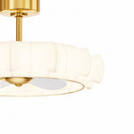 ODILE Ceiling Fan Ø76 cm with LED Light and Hidden Blades