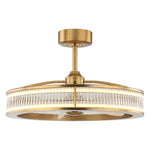 LUCENT Ceiling Fan Ø74 cm with LED Light and Hidden Blades