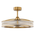 LUCENT Ceiling Fan Ø74 cm with LED Light and Hidden Blades