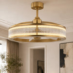LUCENT Ceiling Fan Ø74 cm with LED Light and Hidden Blades