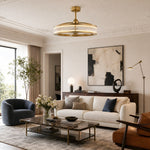 LUCENT Ceiling Fan Ø74 cm with LED Light and Hidden Blades