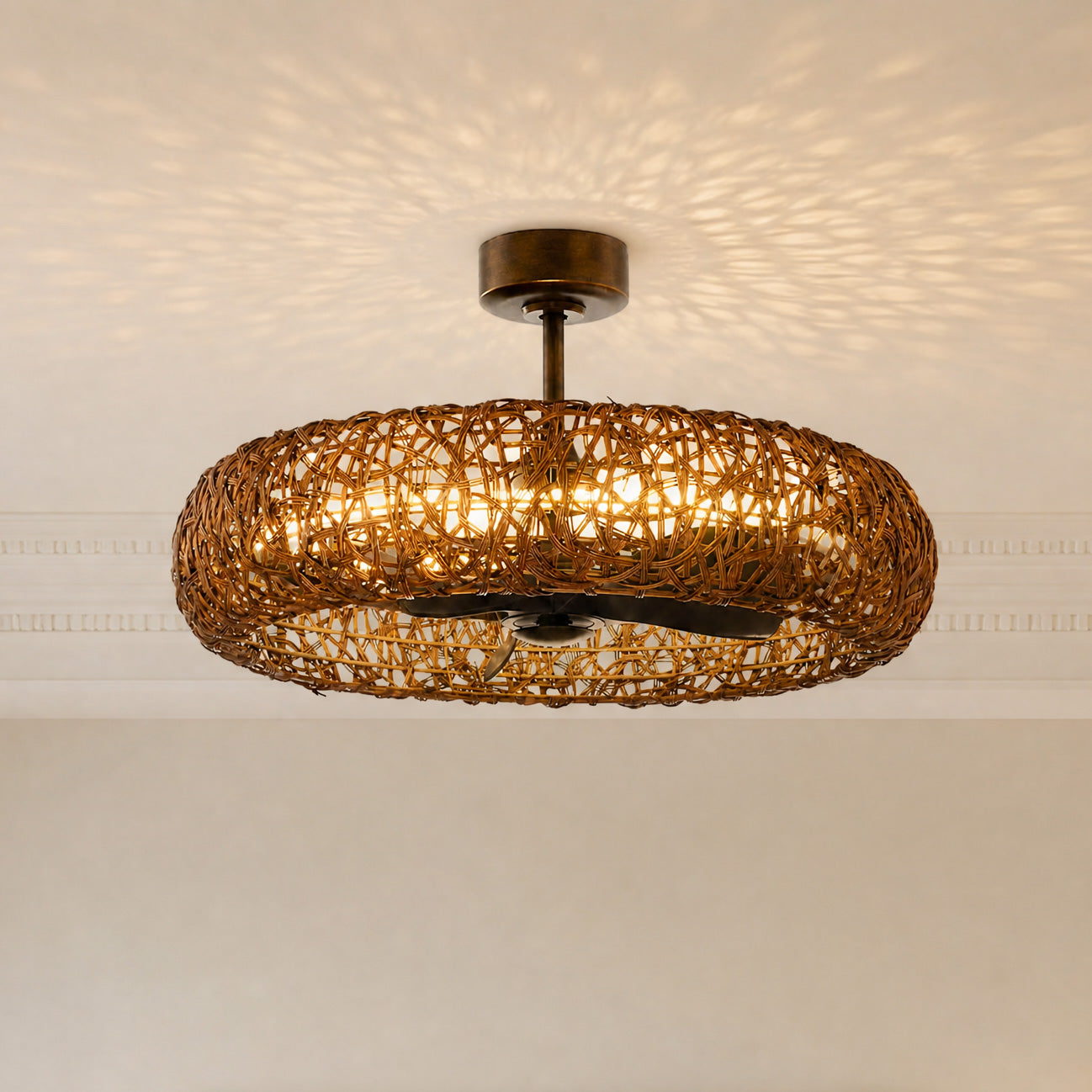 CORDOBA Ceiling Fan Ø89 cm with LED Light and Hidden Blades