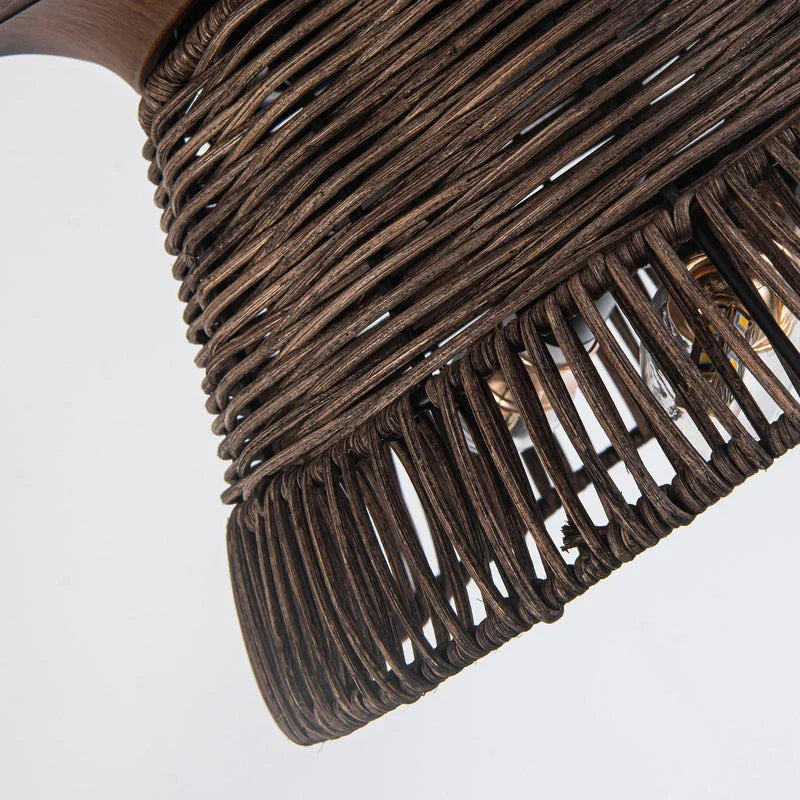 60" Farmhouse Downrod Mount Reversible Ceiling Fan with Lighting and Remote Control - Parrot Uncle UK