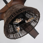 60" Farmhouse Downrod Mount Reversible Ceiling Fan with Lighting and Remote Control - Parrot Uncle UK