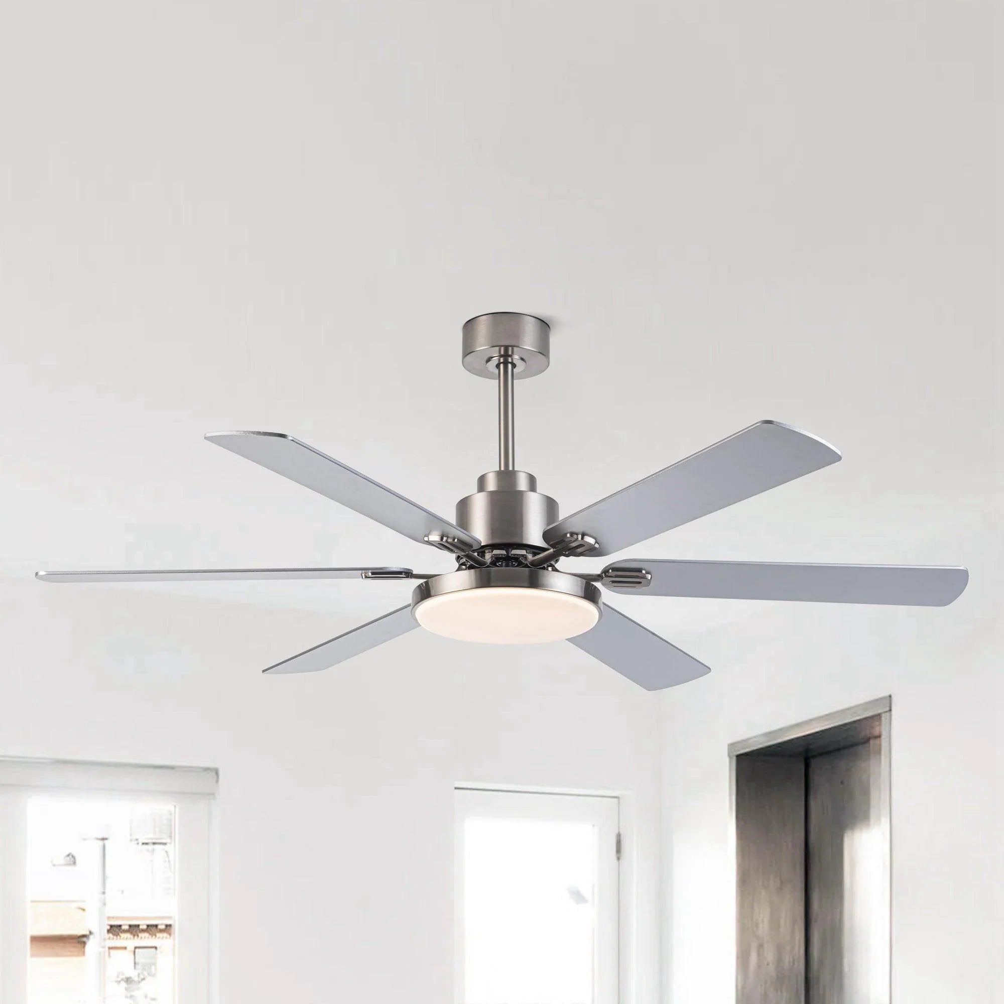 152cm (60") Lucknow Modern Ceiling Fan with Lighting and Remote Control