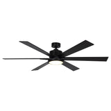 65" Bendan Industrial Downrod Mount Ceiling Fan with Lighting and Remote Control - Parrot Uncle UK