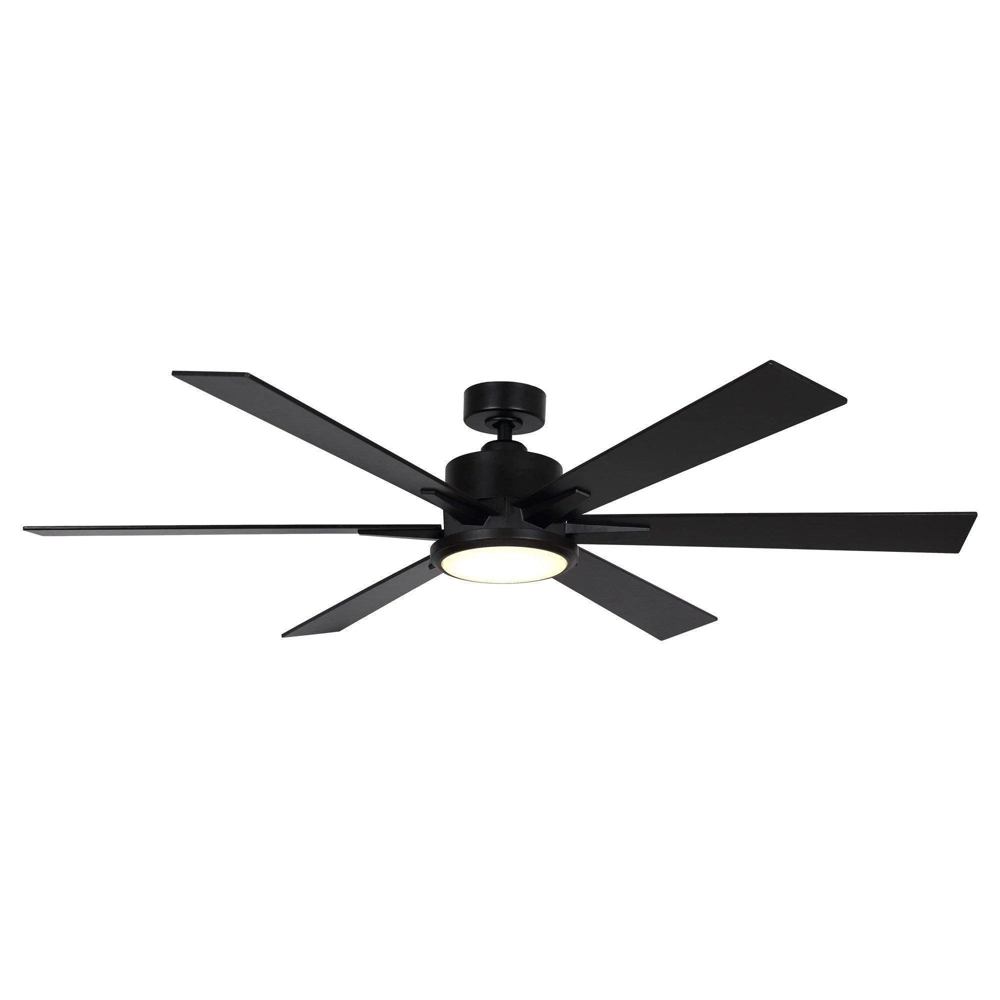 165cm (65") Bendan Industrial Downrod Mount Ceiling Fan with Lighting and Remote Control