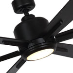 65" Bendan Industrial Downrod Mount Ceiling Fan with Lighting and Remote Control - Parrot Uncle UK