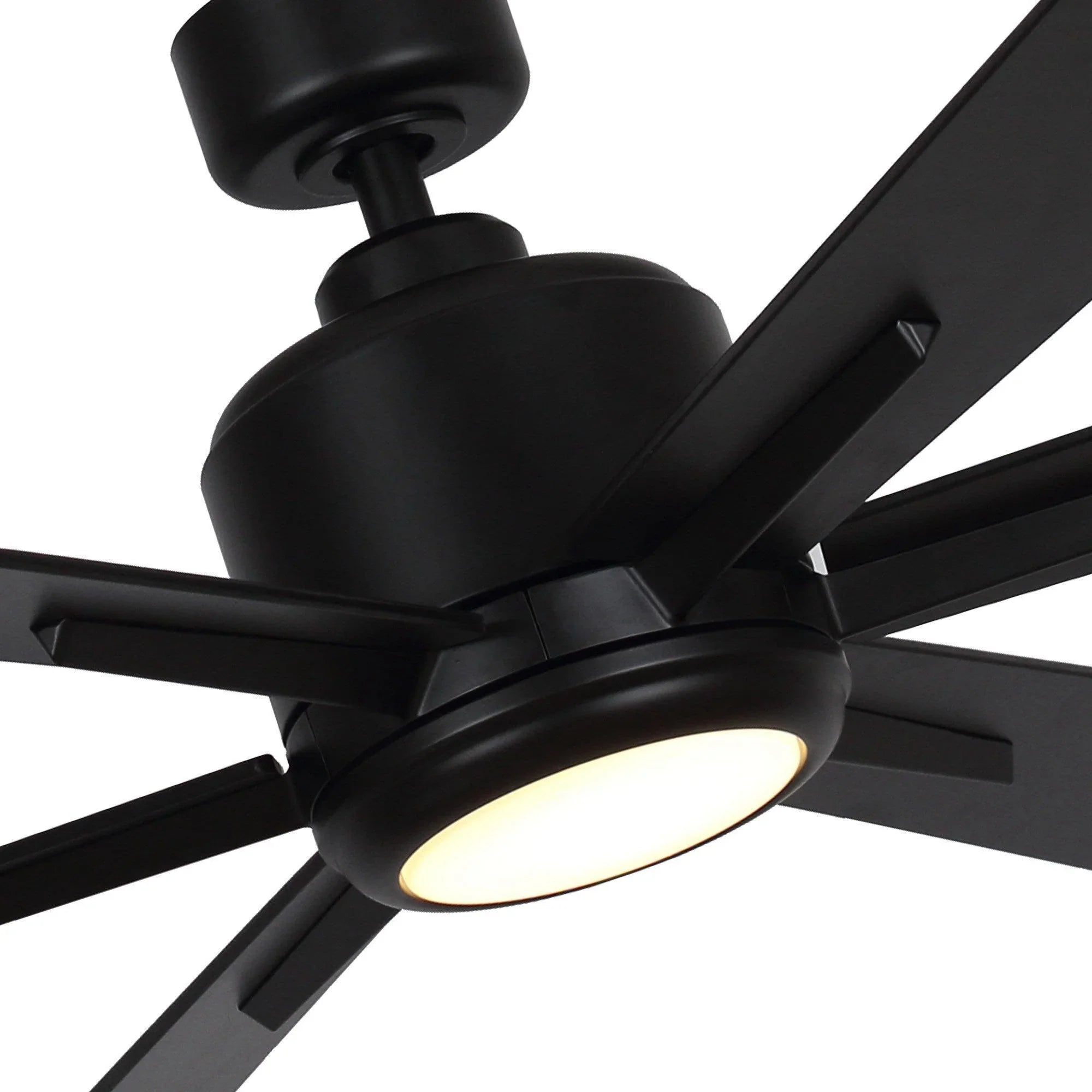 65" Bendan Industrial Downrod Mount Ceiling Fan with Lighting and Remote Control - Parrot Uncle UK