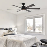 65" Bendan Industrial Downrod Mount Ceiling Fan with Lighting and Remote Control - Parrot Uncle UK