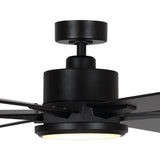 65" Amold Industrial Downrod Mount Ceiling Fan with Lighting and Remote Control - Parrot Uncle UK
