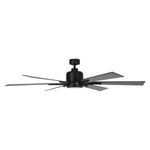 65" Bendan Industrial Downrod Mount Ceiling Fan with Lighting and Remote Control - Parrot Uncle UK