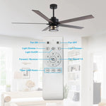 65" Modern Reversible Ceiling Fan with Lighting and Remote Control - Parrot Uncle UK