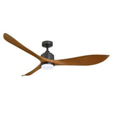 167cm(66'') Misael Propeller Industrial DC Motor Ceiling Fan with LED Lighting