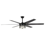 70" Modern DC Motor Downrod Mount Reversible Ceiling Fan with Lighting and Remote Control - Parrot Uncle UK