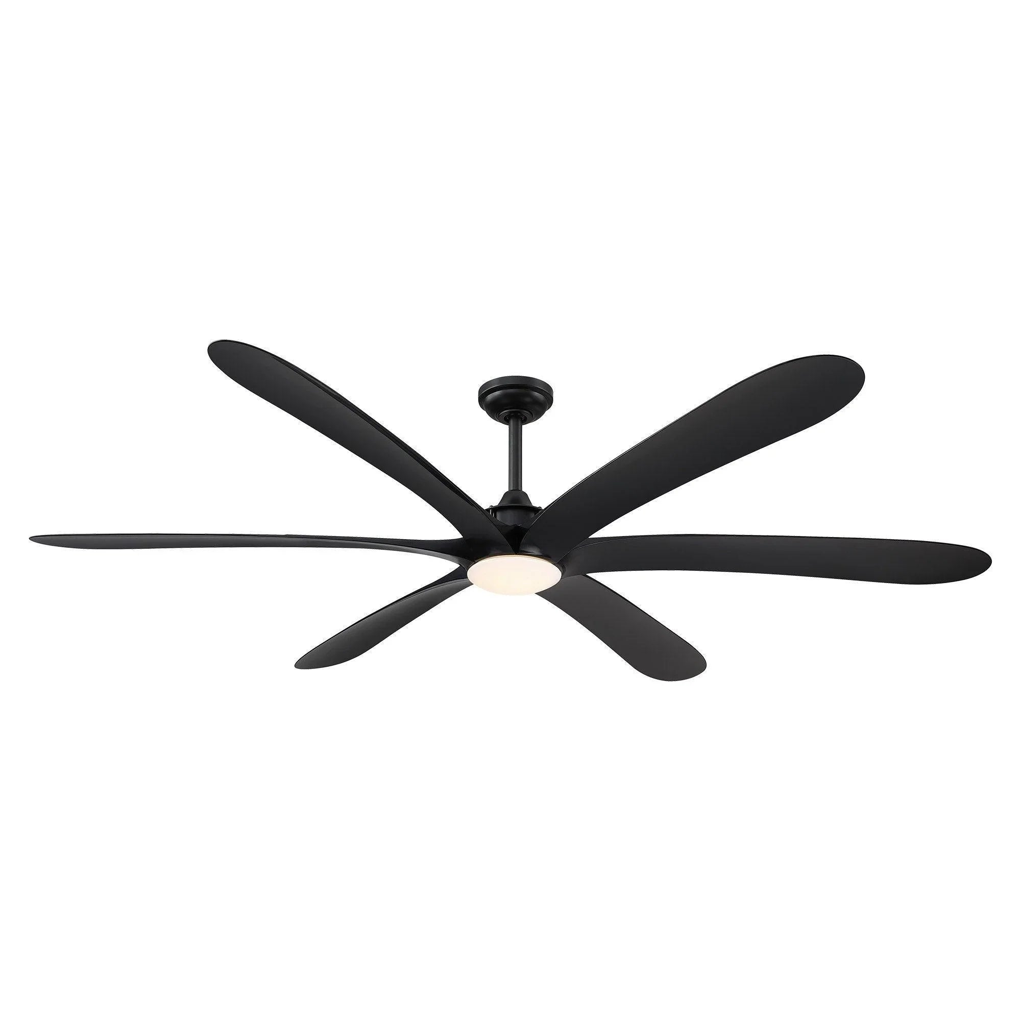 189cm (72") Jaydn Farmhouse Satin Nickel DC Motor Downrod Mount Reversible Ceiling Fan with Lighting and Remote Control