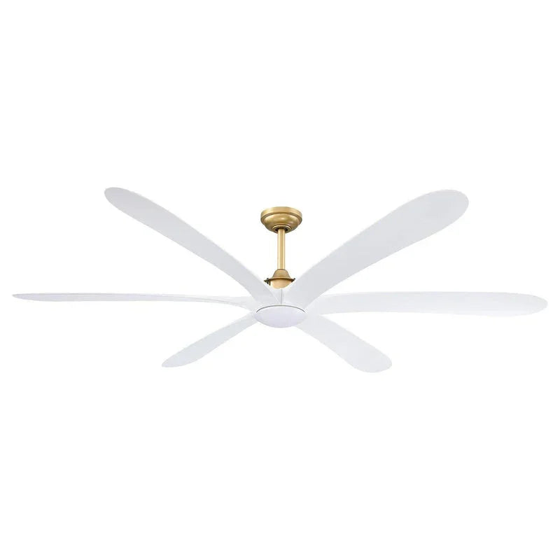189cm (72") Jaydn Farmhouse Satin Nickel DC Motor Downrod Mount Reversible Ceiling Fan with Lighting and Remote Control