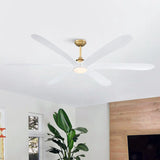 72" Jaydn Farmhouse Satin Nickel DC Motor Downrod Mount Reversible Ceiling Fan with Lighting and Remote Control - Parrot Uncle UK