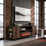 Camber 72" / 183cm TV Stand With 36'' /  91cm Electric Fireplace