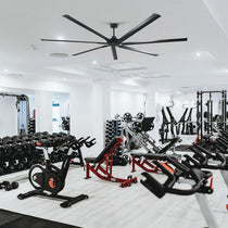 84 Inch 100 Inch Silent Storm Extra Large Ceiling Fan with Remote Control - Parrot Uncle UK