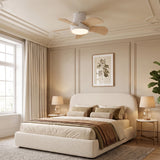 Weston Quiet Ceiling Fan 76cm (30") with 5 Blades and LED Light