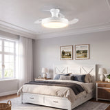 Aura Ultra-Quiet DC Motor Ceiling Fan 91cm (36") with Retractable Blades and LED Light