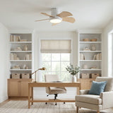 Weston Quiet Ceiling Fan 76cm (20") with 5 Blades and LED Light